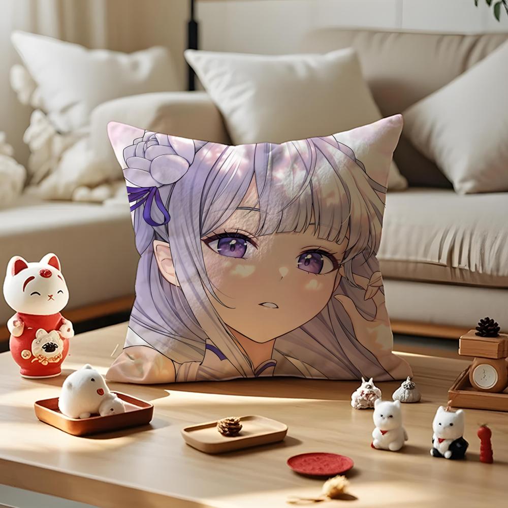 

ReLife Different World Zero Rem Cushion Cover Anti-dustmite Pillowcase Invisible Zipper Silky Short Plush Sofa Cushion Cover 30cmx30cm