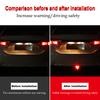 Indicator Triangle Rear Brake Light Warning Strobe Stop Red Rear Bumper Light