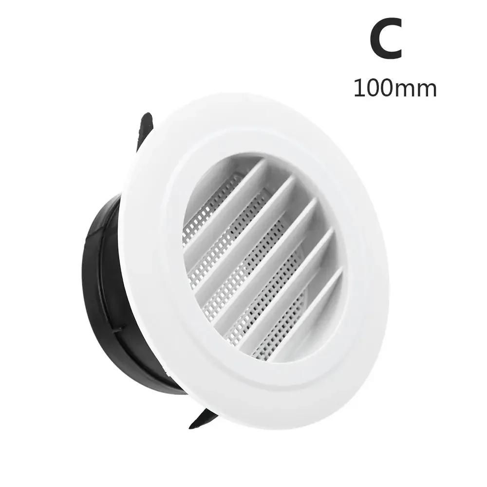 Rejilla Difusora Redonda de Ventilación de Aire Válvula de Extracción Rejilla Difusora Conducto Cubierta de Ventilación 100/150mm Cubierta de Aberturas Rejillas de Ventilación Circulación de Aire