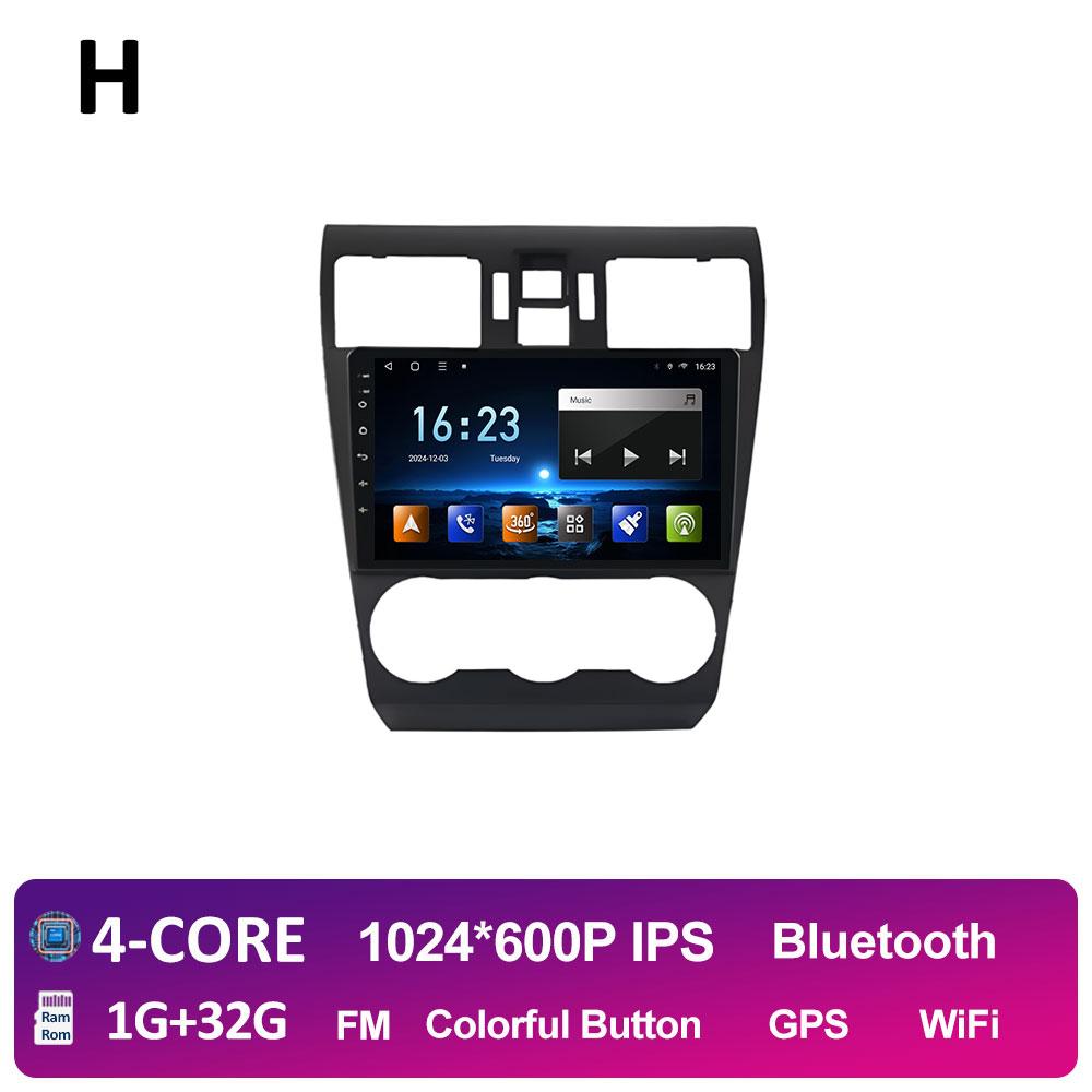 For Subaru Forester 4 SJ XV WRX 2012 2013 2014 2015 Android 14 Car Multimedia Video Radio Player DSP Stereo GPS Navigation WIFI