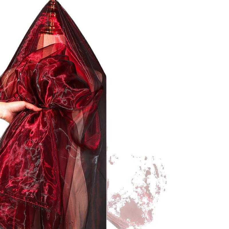 Dreamy Soft Organza Skirt Fabric: Flowing Light Gauze & Bright Silk