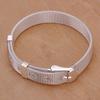 Bracelet Adjustable Fine Workmamship Silver Plated Adjustable Belt Buckle for Daily Wear