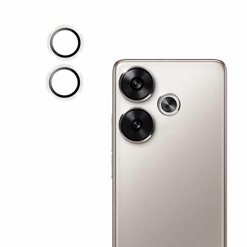 Anello Metallico Posteriore Vetro Fotocamera Per Xiaomi Poco F6 Vetro Protettivo Lente Fotocamera Little F6 Poco F 6 PocoF6 5G Custodia Protettiva Lente