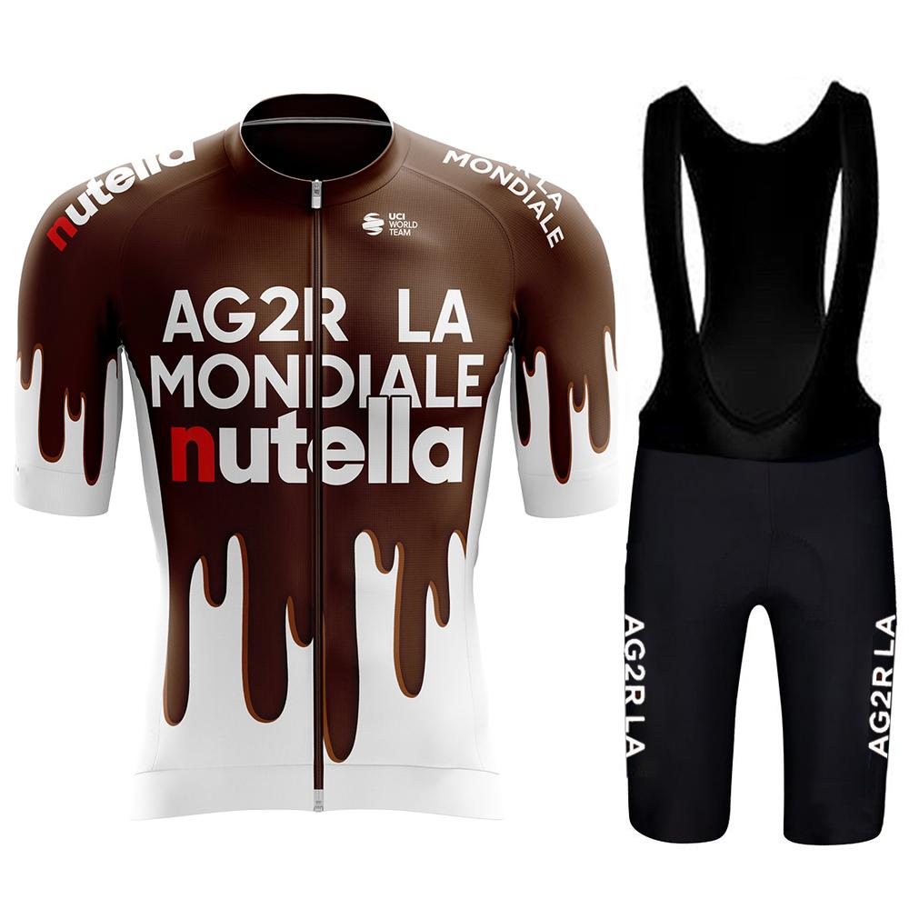 

2026 Ag2r Cycling Bib Bike Man Tricuta Costume Men s Mtb Maillot Shorts Jacket Jersey Uniform Pants Outfit 2026 Gel Summer Clothes Asian size - XS