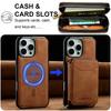 LC.IMEEKE L6 For iPhone 16 Pro Max Magnetic Case Detachable Zipper Wallet Leather Coated PC + TPU Phone Cover