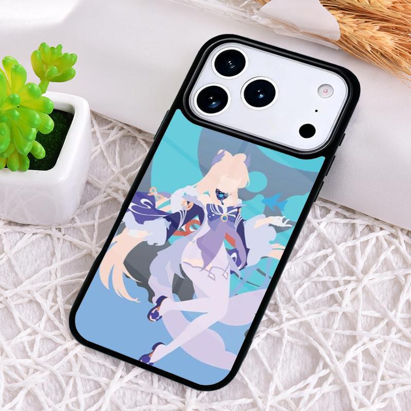 Genshin Impact Sangonomiya Kokomi soft Phone Case for iPhone 17 Air 16 15 11 12 14 13 Pro Max Shockproof Cover
