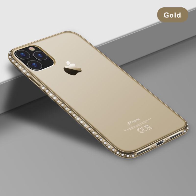 Buy Luxury Glitter Rhinestone Matte Mobile Phone Case For iPhone 13 12 ...