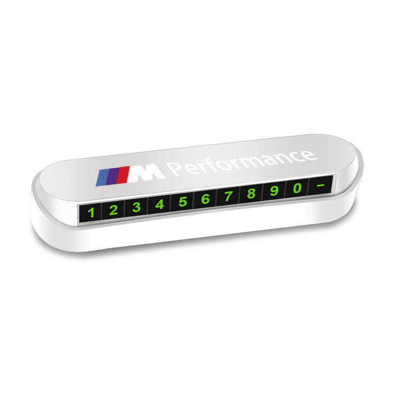 1 buc Plăcuță temporară de parcare auto Insignă Styling auto Pentru BMW M E34 E36 E60 E90 E46 E39 E70 F10 F20 F30 X5 X6 X1 M3 M5 M6 E71 F01 F02 F87