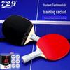 729 Beginner Table Tennis Racket for Kids - Straight Handle Shakehand, Ping Pong Racket