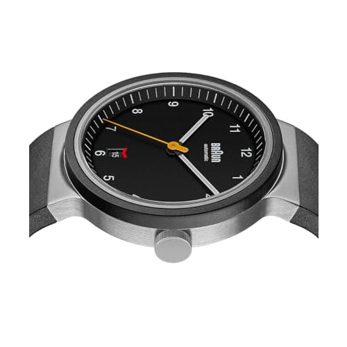 [Officially Imported] BRAUN Men's & Women's (Unisex) Automatic Watch BN0278BKBKG