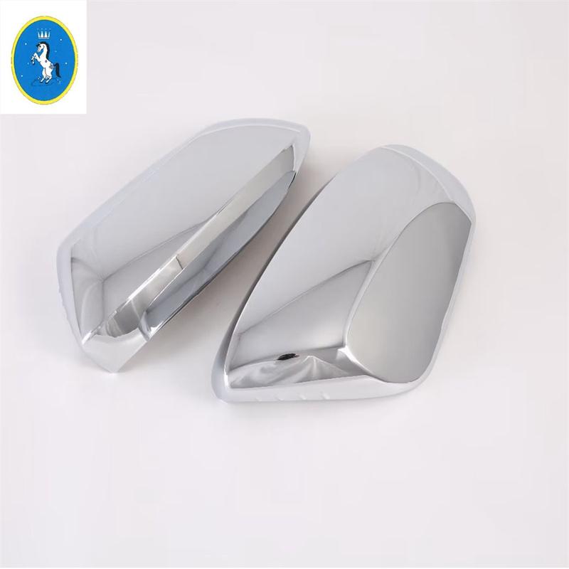 Outer Side Door Rearview Mirror Cover Trim Shiny / Carbon Fiber Car Exterior Accessories For Toyota Yaris Ativ / Vois  2024