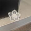 1PCS Crystal Flower Black White Color Fairy Bow Shoe Laces Buckle  Ballet Lace Pearl Shoes Charm Buckle Shoelaces Decoration