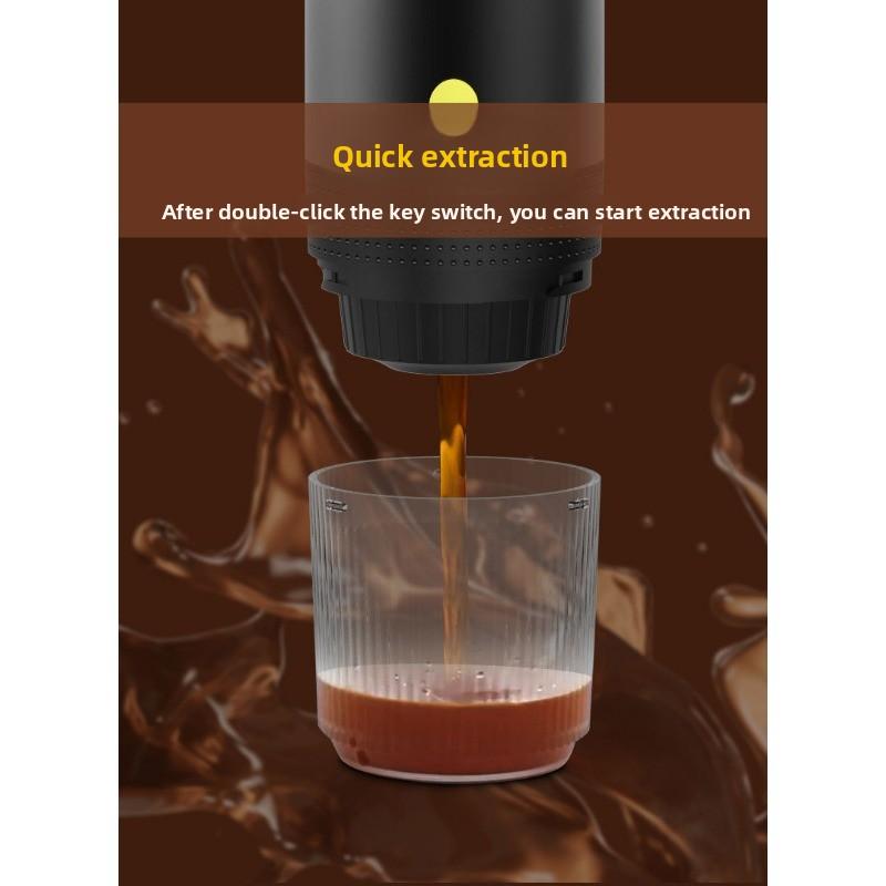 Portable Automatic Espresso Capsule Coffee Maker Size Capsule Coffee Powder Universal 3 In 1