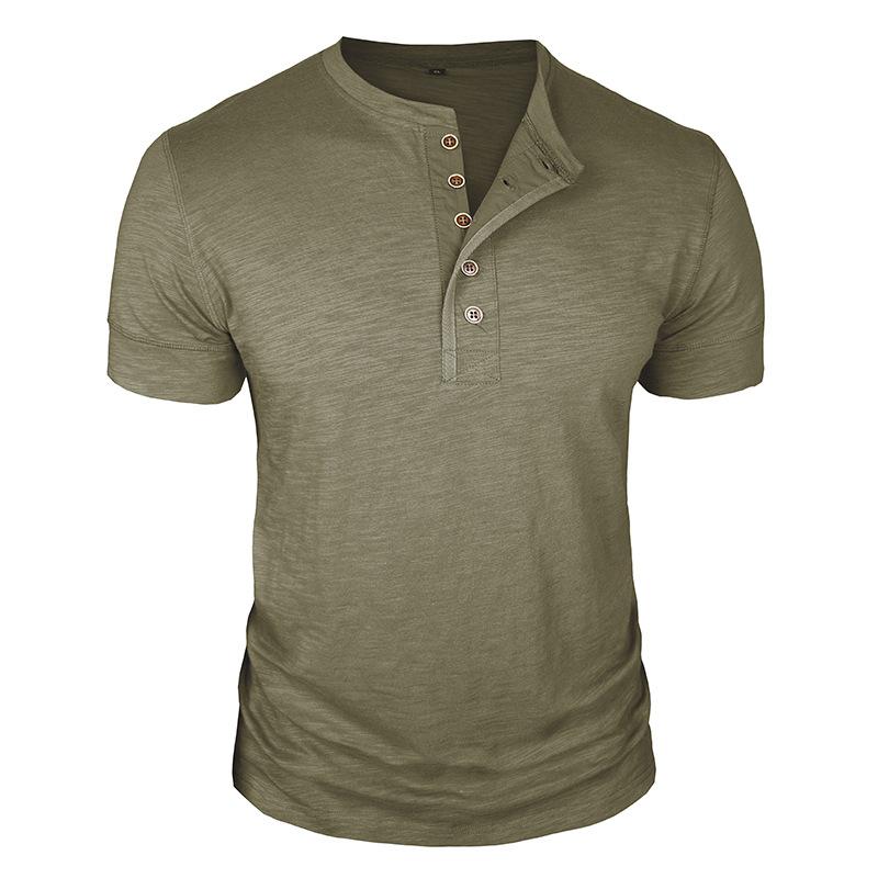 Summer New Men's Short-sleeved Casual Round Neck Versatile and Fashionable Tops