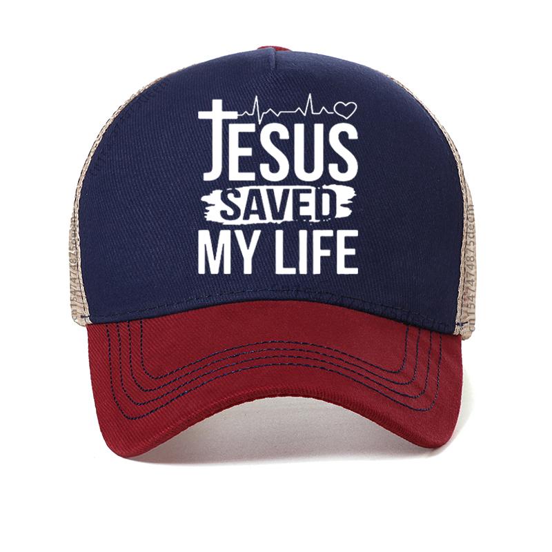 Summer Printed Jesus Saved My Life Dad Hat I Belong To Jesus Tletter Print Baseball Cap Christ Religion Christian Faith Hats