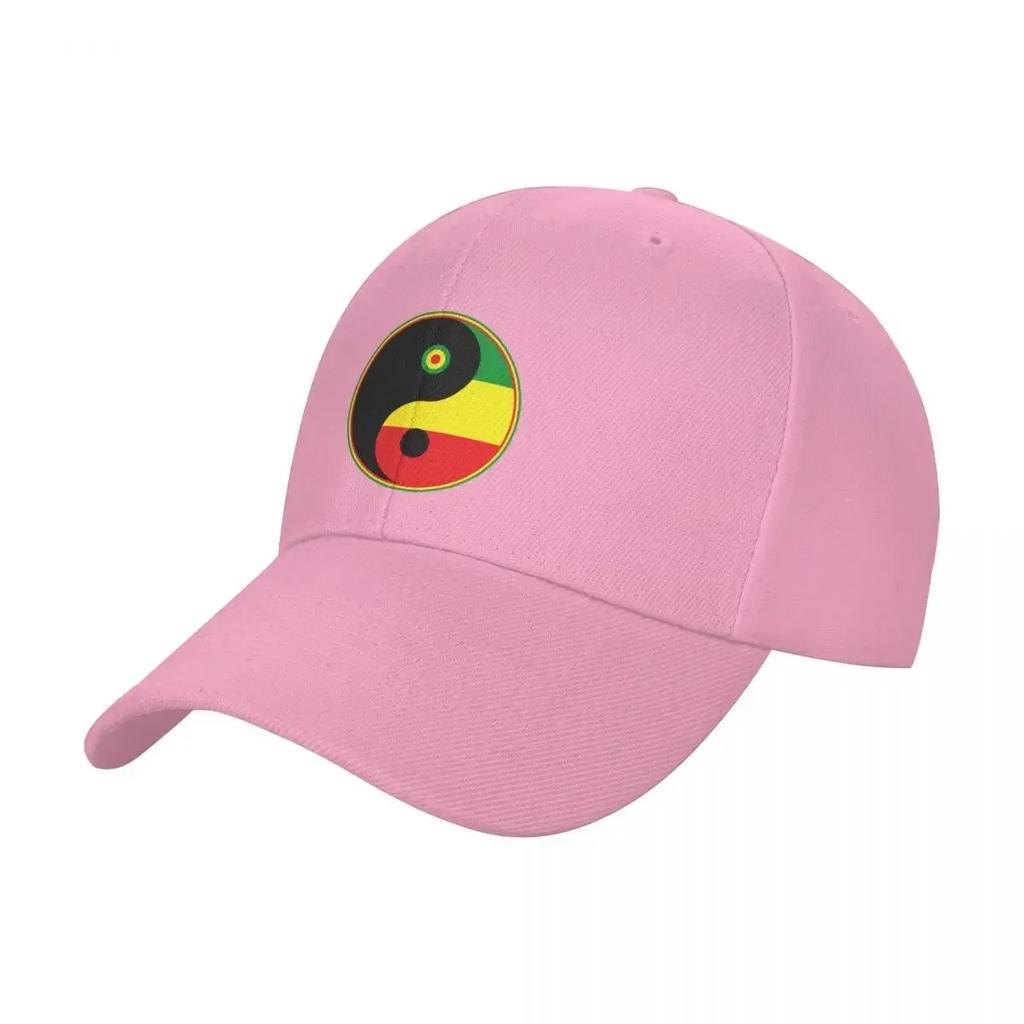 Rasta Yin Yang Tao Symbol Baseball Cap Luxury Unisex Hat Uv Protection Solar Hat Kids Hat Caps Unisex Womens