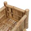 Garden Planter with Stand Natural 50 X 38 X 114 Cm Bamboo