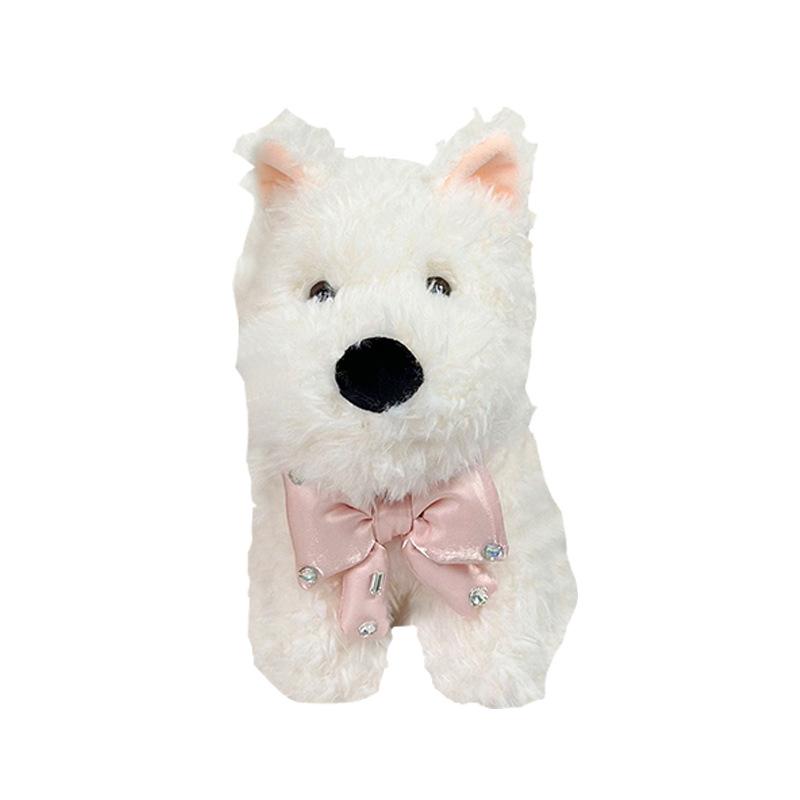 West Highland Simulated Puppy Plush Doll Scribbled Sales Doll Doll 35cm Large Claw Machine Doll