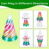 6Pcs/Set Spiral Cone Fidget Vortex Toy Desktop Ornament Model Multiple Ways To Play Stress Relief Creativity 3D Printed Fun Toy