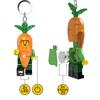 IQ Iconic Carrot Mascot Guy Key Light Keychain LED Keychain Light Block Toy Doll Movable Joint Mini Figure