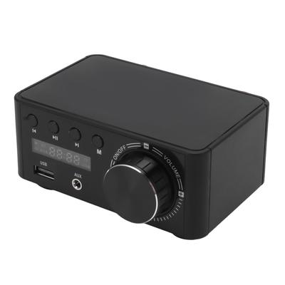 Mini Power Amplifier 50W Bluetooth 5.0 DC9V‑24V Class D Home HiFi Stereo Amplifier for Computer Mobile Phone