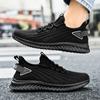 Men's fashion four seasons casual sneakers light breathable soft-sole outdoor speed running shoes students racing sports shoes