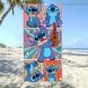 American Cartoon Figure Print Thick Microfiber Beach Towel Quick Dry Bath Blanket For Kids