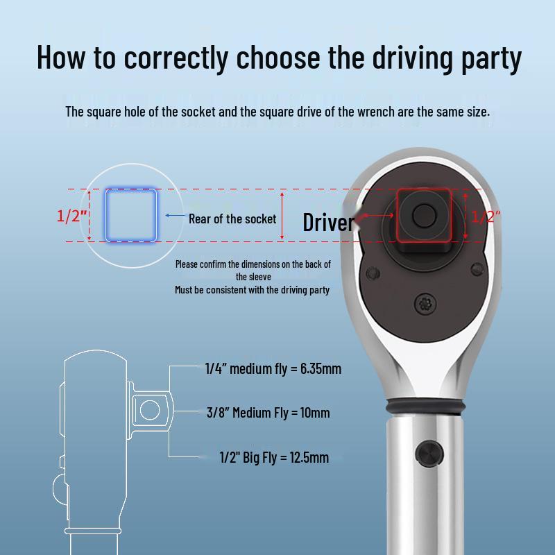 HEMUELE Hemu ZYB Torque Wrench for Bicycle Tire & Spark Plug Repair