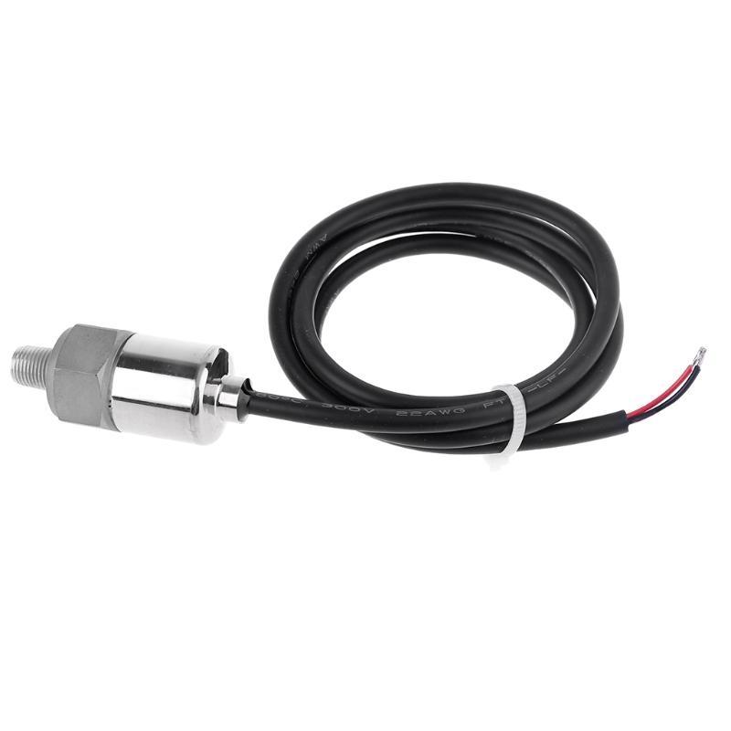 1/8" Pressure Transducer 1/8 Input 8-32V 24V Output 4-20mA Stainless Steel Pressure for Oil Air Water
