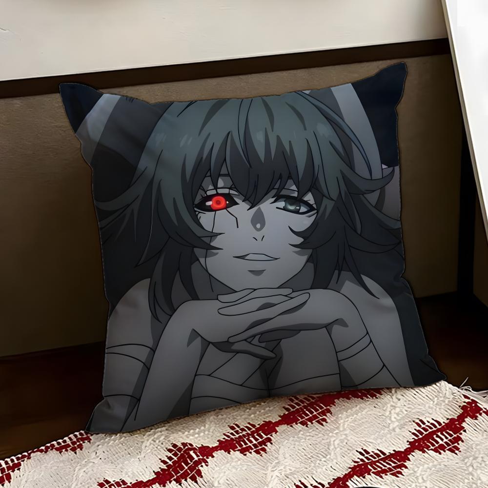 Ttokyo ghoulS Cushion Cover Reversible Soft Durable Pillow Cover Home  Car MultiScene Use for Daily Comfort