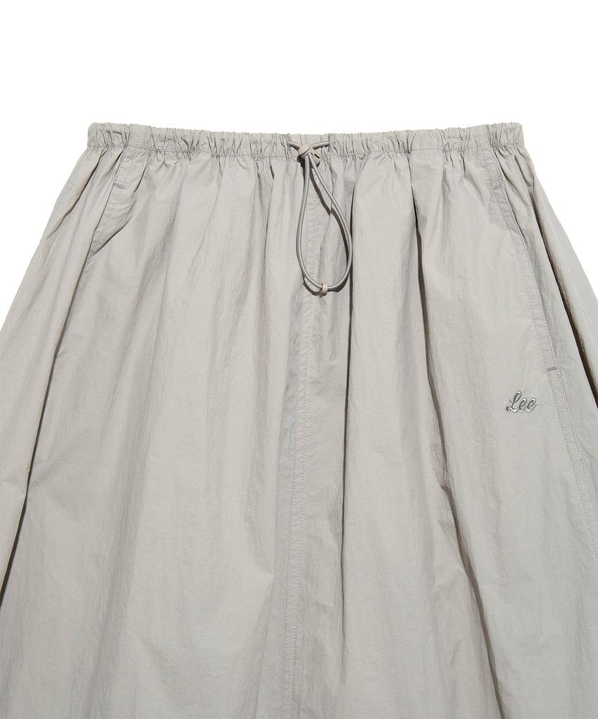 Lee Women'S Two-Way String Long Skirt Light Gray