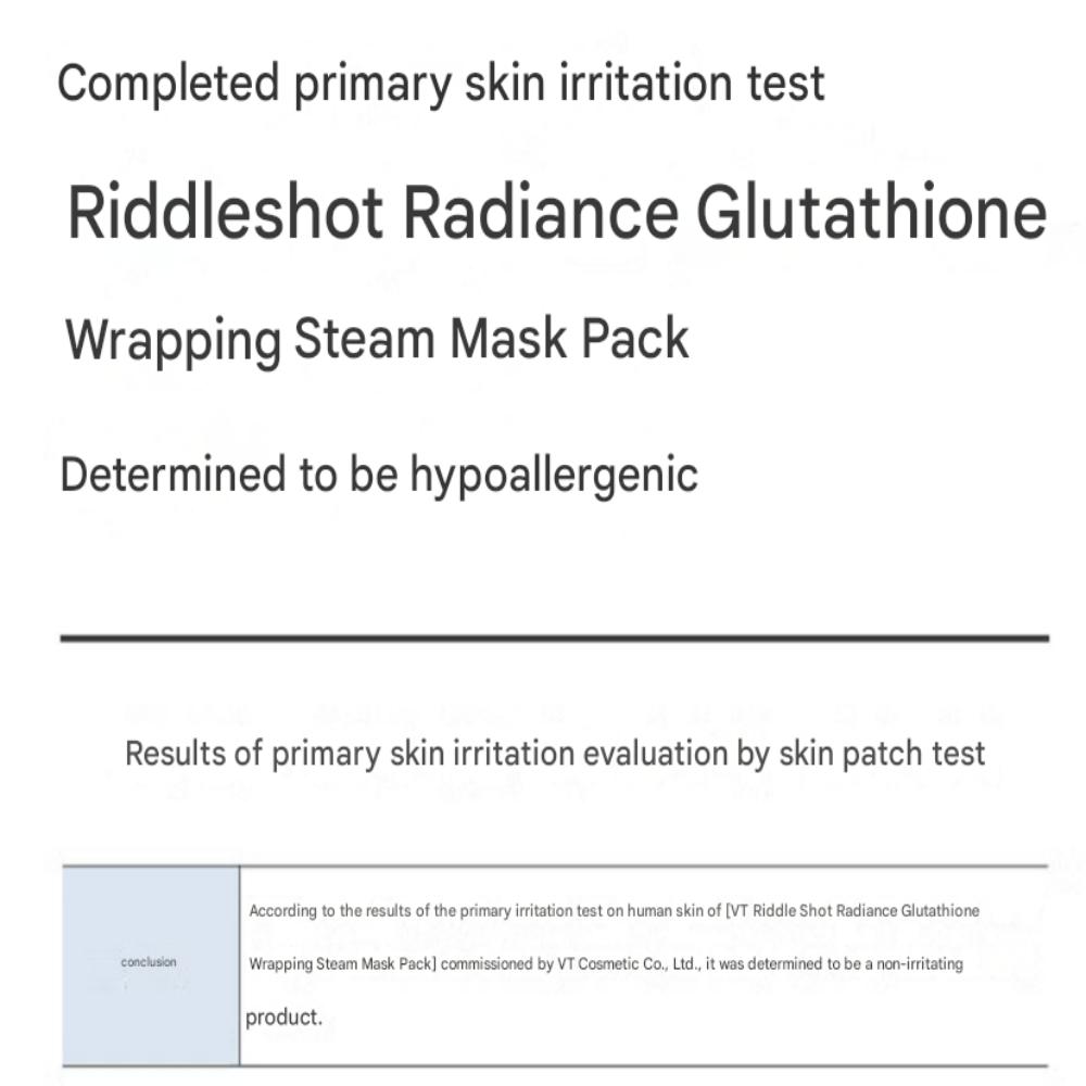 VT Radiance Glutathione Wrapping Dampfmaskenpackung (22g)