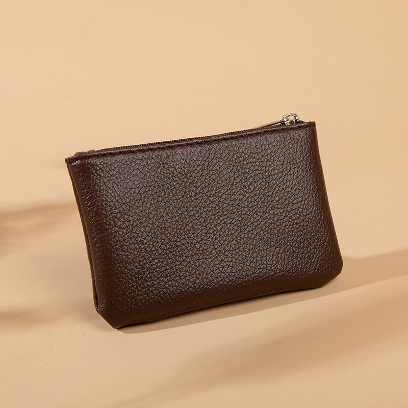 Fashion Women Wallet Zipper Card Purse Key Storage Bag Short Wallet Female Soft Leather Coin Purse Holder Slim Small Money Bag