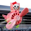 Drehender Propeller Kleine Ente Auto Aromatherapie Lüftungsschlitzclip Cartoon Katze Pilot Aroma Diffusor Drehend Auto Parfüm Ornament