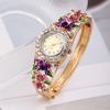 2026 New Women's Decorative Butterfly Flower Quartz Watch Gorgeous Alloy Bracelet Watch