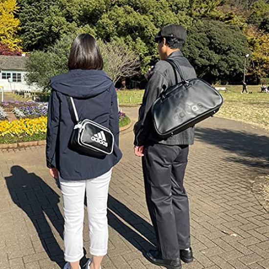 Adidas Model 67563 A4 Size Unisex Boston No. Bag, Black/Black