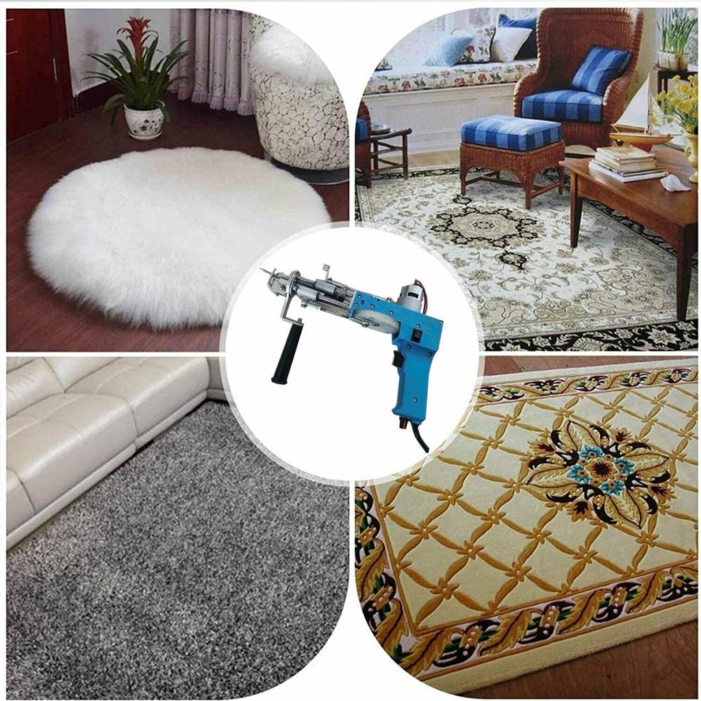 50W TD-01 TD-02 DIY Loop Pile/Cut Pile Electric Carpet Tufting Guns Carpet Weaving Flocking Machines Power Tool Hand Guns Cut Pile 220V