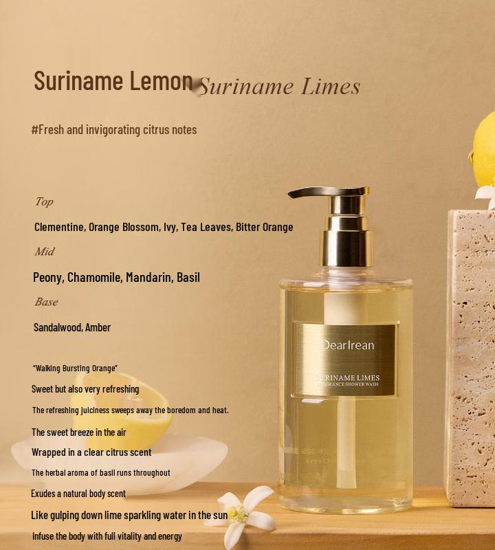 Dear Ilean Surinam Lime Fragrance Shower Gel
