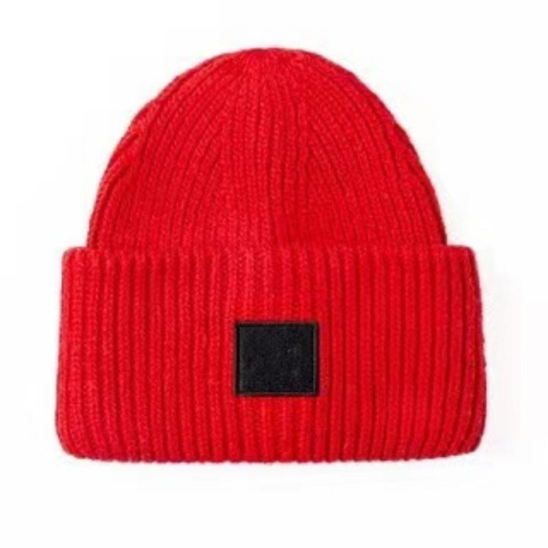 Wool Wool Hat Square Smiley Hat Autumn And Winter Thickened Men's Hundred Warm Hat Couple Knitted Hat Women's Hat