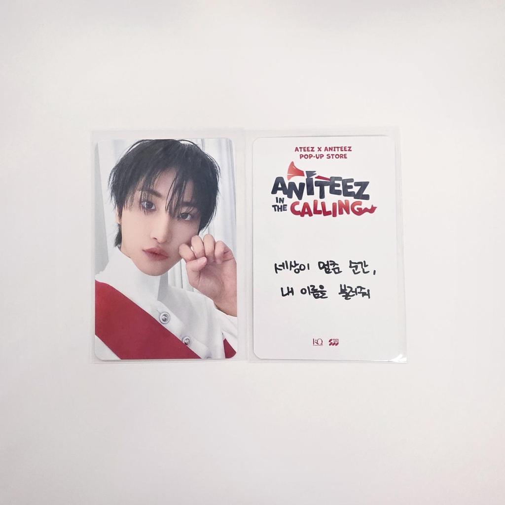 ATEEZ ANITEEZ ÇAĞRIDA Etkinlik Fotoğraf Kartı Seti Özel vers.