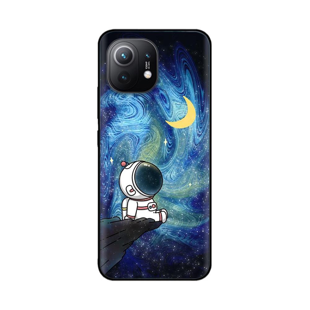 Phone Case For Xiaom Mi 11 Lite Case Soft Silicone Shockproof Back Cover For Xiaomi 11 Lite 11Lite 5G NE Protective Shell Fundas
