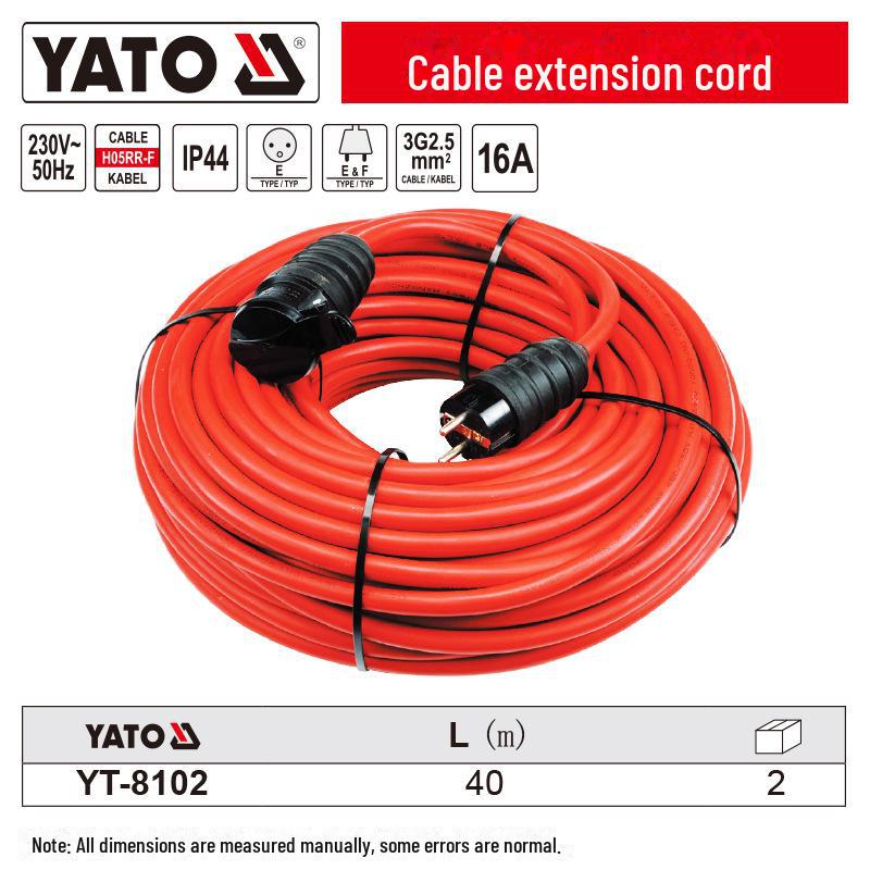 

Yiertuo Antifreeze Waterproof Power Cord with Socket YT-8102