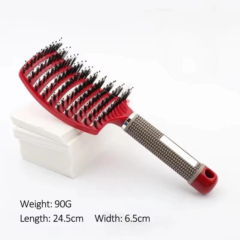 Professional Hair Comb for Scalp Massage Detangling Brush for Wet Curly Hair Wide Tooth Comb for Thick Hair Barber Styling Tools
