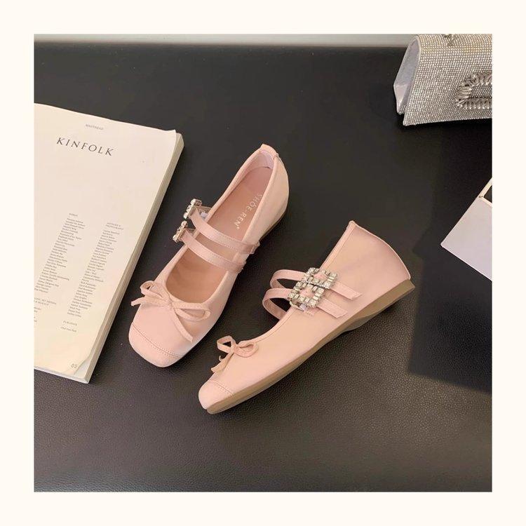 

Модные и удобные серебристые туфли, увеличивающие внутреннюю высоту, одинарные туфли, женские летние туфли Мэри Джейн с одним ремешком 40 розовый