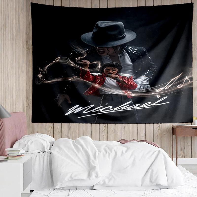 1 Stück Michael Hut Wandteppich Zubehör Spielzimmer Wandteppich, für Schlafzimmer, Wohnzimmer, Studentenwohnheim Wanddekor Fan Geburtstagsgeschenke