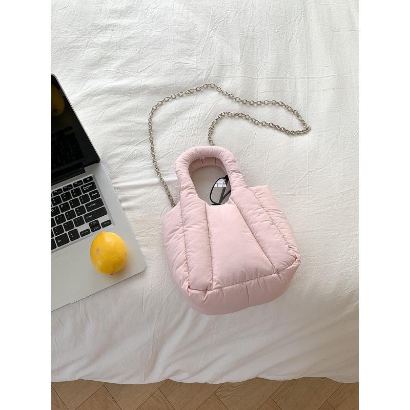 

New cloud bag women s crossbody fashion versatile shoulder chain bag women s high-end sense niche handbag cute розовый