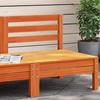 VidaXL Garden Sofa Without Armrests, Seat with Backrest, Outdoor Patio Backyard Terrace Furniture, Wax Brown 837995