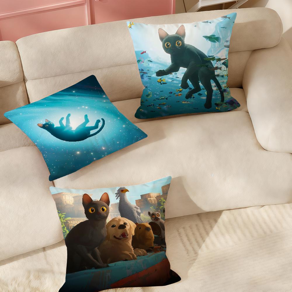 Anime Flim FFlow Pillow Case Suitable For Bedrooms Living Rooms Cars Home Decoration