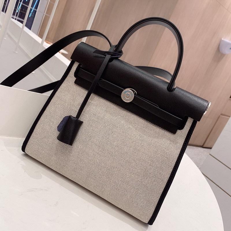 2026 / Nuova Collezione 2531 Pelle Con Tela E Borsa In Pelle Borsa A Mano Singola Spalla Borsa A Tracolla Vera Pelle Con Borsa In Stoffa