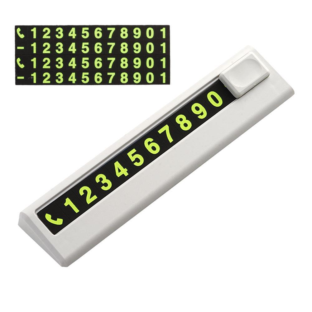 Parken Telefonnummer Schild Hitzebeständig Temporär Telefon Parken Temporäres Laufschrift Parkschild Schild Leuchtende Werbung U2P3